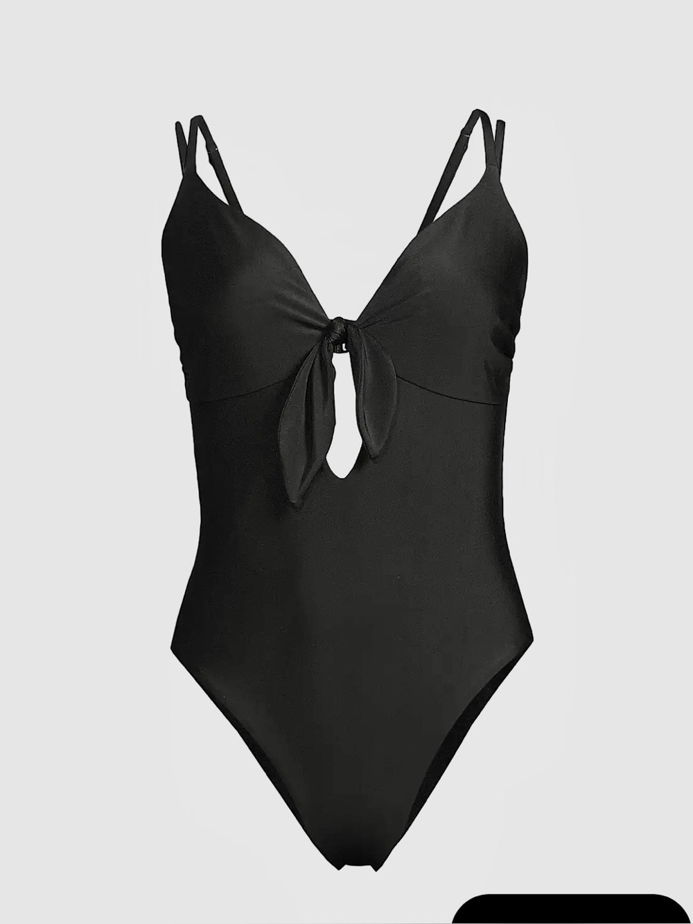 Ramy Brook Nichelle Black One Piece Swimsuit NWT